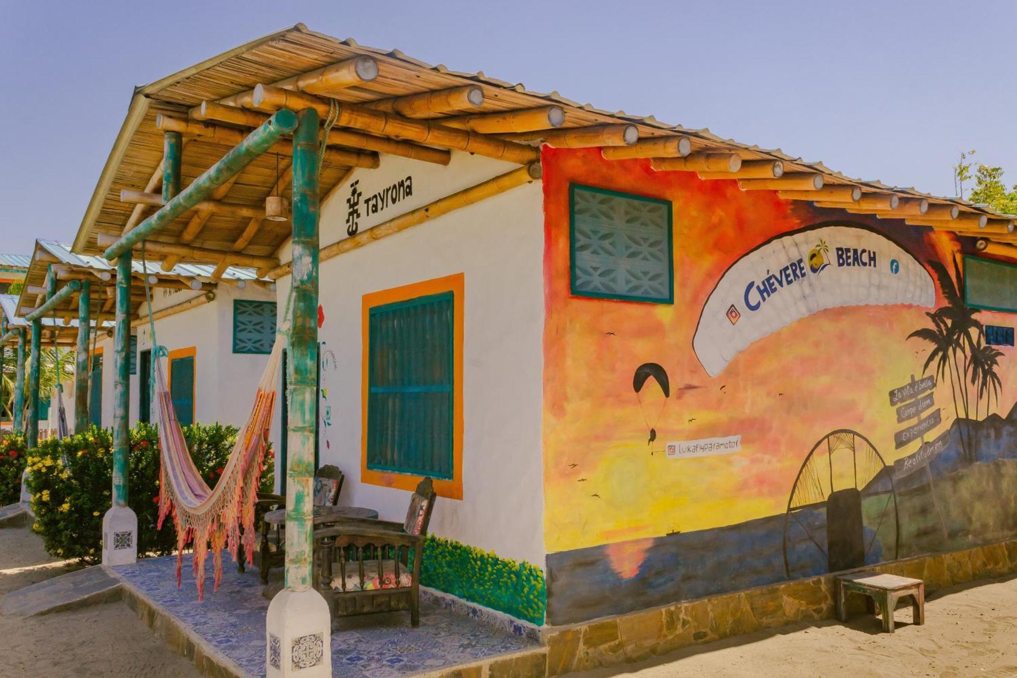 Eco-Hotel Chevere Beach Puebloviejo Bagian luar foto
