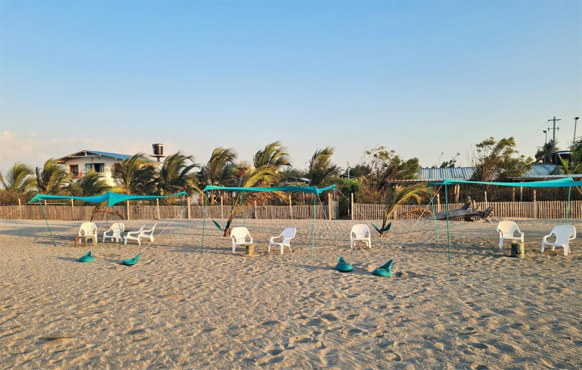 Eco-Hotel Chevere Beach Puebloviejo Bagian luar foto